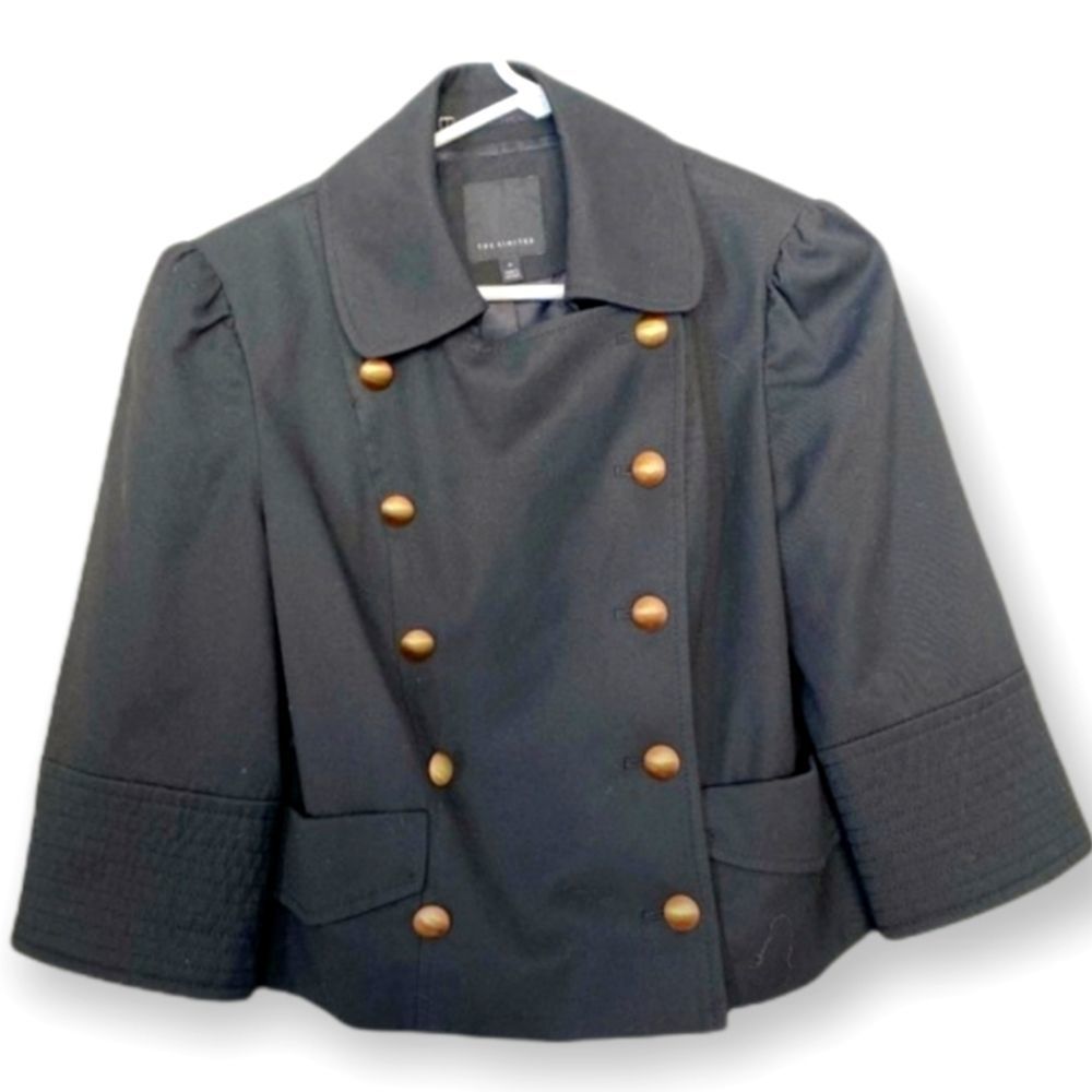 The Limited Military Double Breasted‎ Jacket Blazer Size Medium